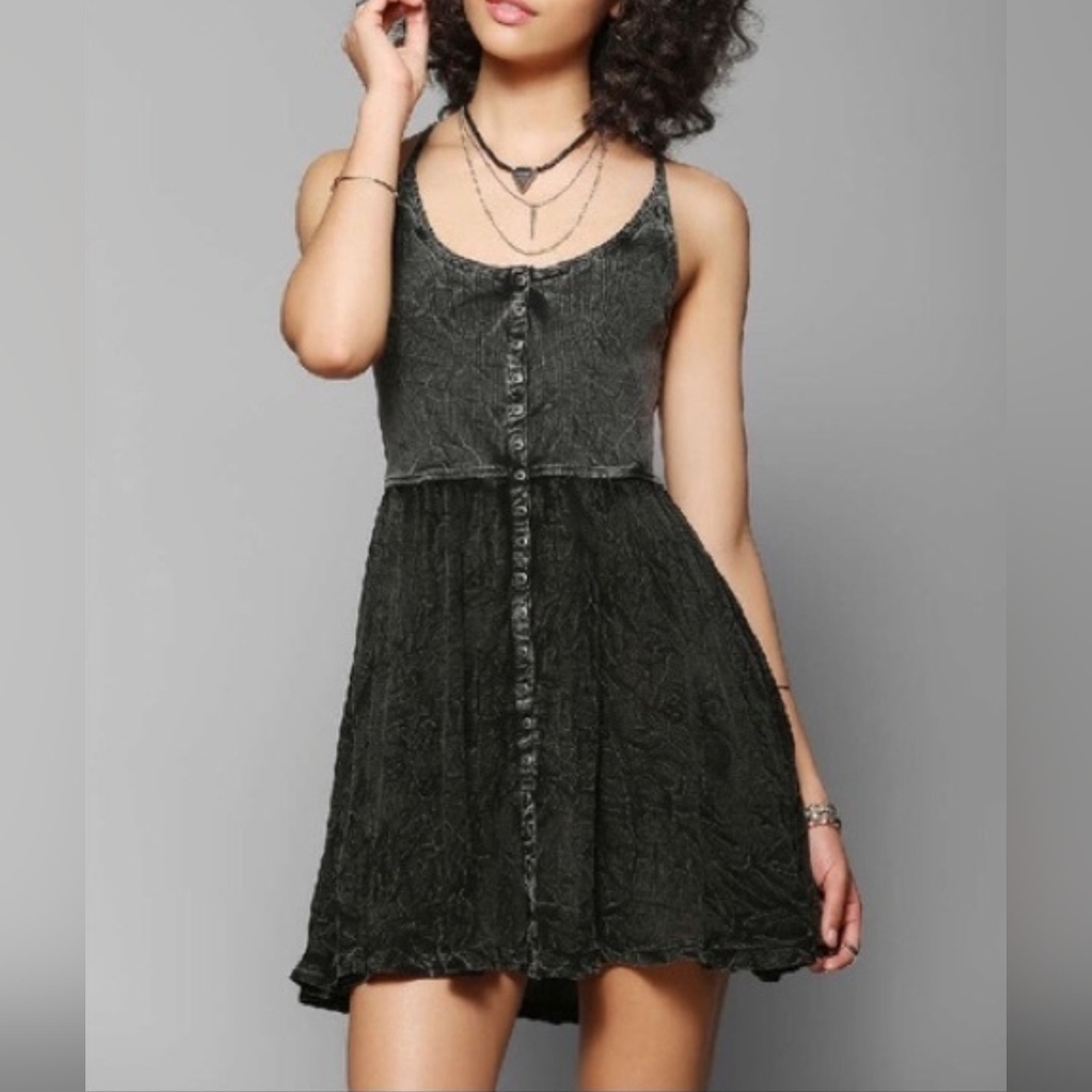 Urban Outfitters Ecoté Charcoal Dress